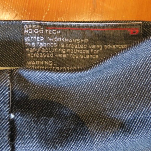 Diesel Mens Jean Straight Leg - Picture 2 of 5